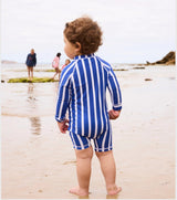 Kip&Co x Blinky Bill Blinky Stripe Baby Long Sleeve Zip Bathers