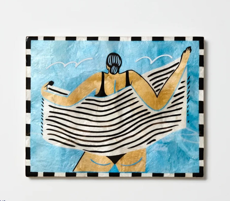 Beach Day Wall Art Towel Off
