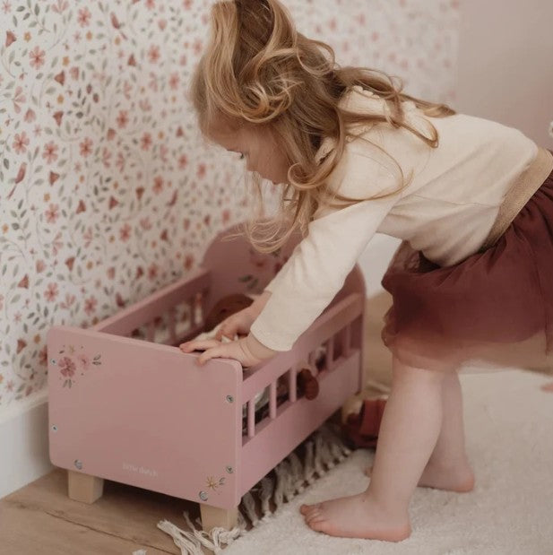 Wooden Doll Bed