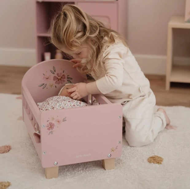 Wooden Doll Bed