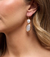 Pearl Double Drop Earrings