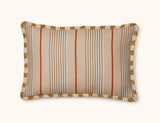 Club Stripe Pearl Linen Cushion