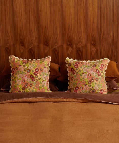 Primrose Sunset Linen Cushion