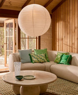 Primrose Green Linen Cushion