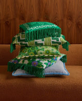 Primrose Green Linen Cushion