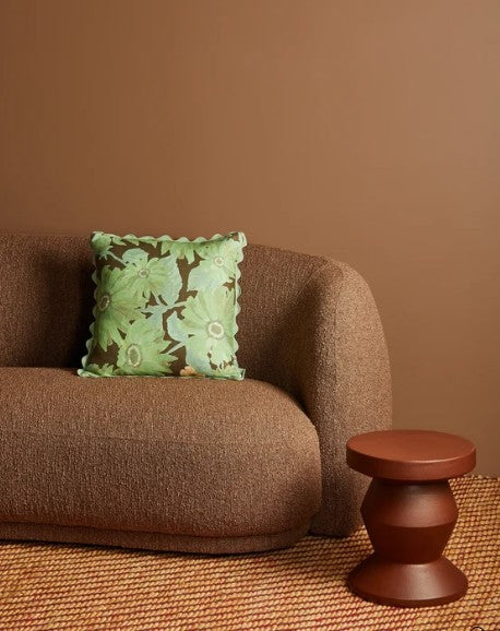 Marigold Khaki Linen Cushion