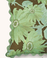 Marigold Khaki Linen Cushion