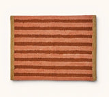 Stripe Terracotta Bath Mat