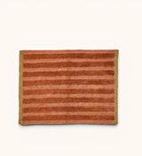 Stripe Terracotta Bath Mat