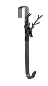 Metal Deer Antler Wreath Hanger – Platinum