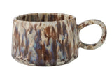Dakota Ceramic Mug Ivory/Chocolate