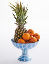 Blue Bird Tartan Fruit Bowl