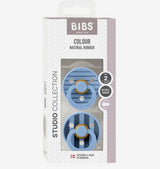 Studio Colour Pacifier - Pin Sky Blue Mix - (2pk)