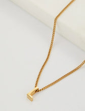 Load image into Gallery viewer, Letter Necklace Gold
