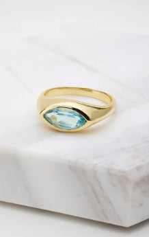 Gabi Ring - Blue Topaz