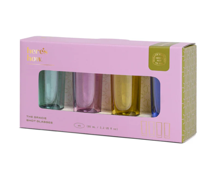 The Gracie Set Of 4 Shot Glasses