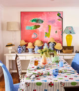 Kip&Co x Anna Spiro Malabar Floral Embroidered Tablecloth