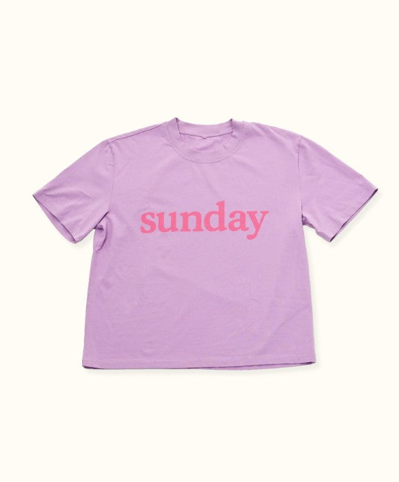 Sunday Tee - Purple