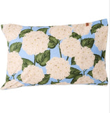 Hydrangea Blue Organic Cotton Pillowcase