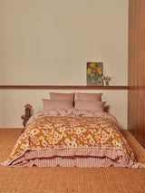 Petit Madeline Pink Linen European Pillowcases