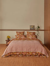 Petit Madeline Pink Linen European Pillowcases