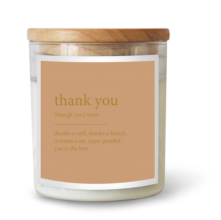 GOLDIE Dictionary Candle - Thank You