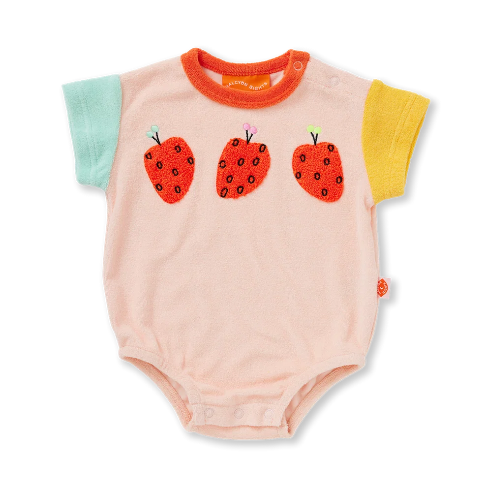 Terry Short Sleeve Bodysuit / Tiny Orchard