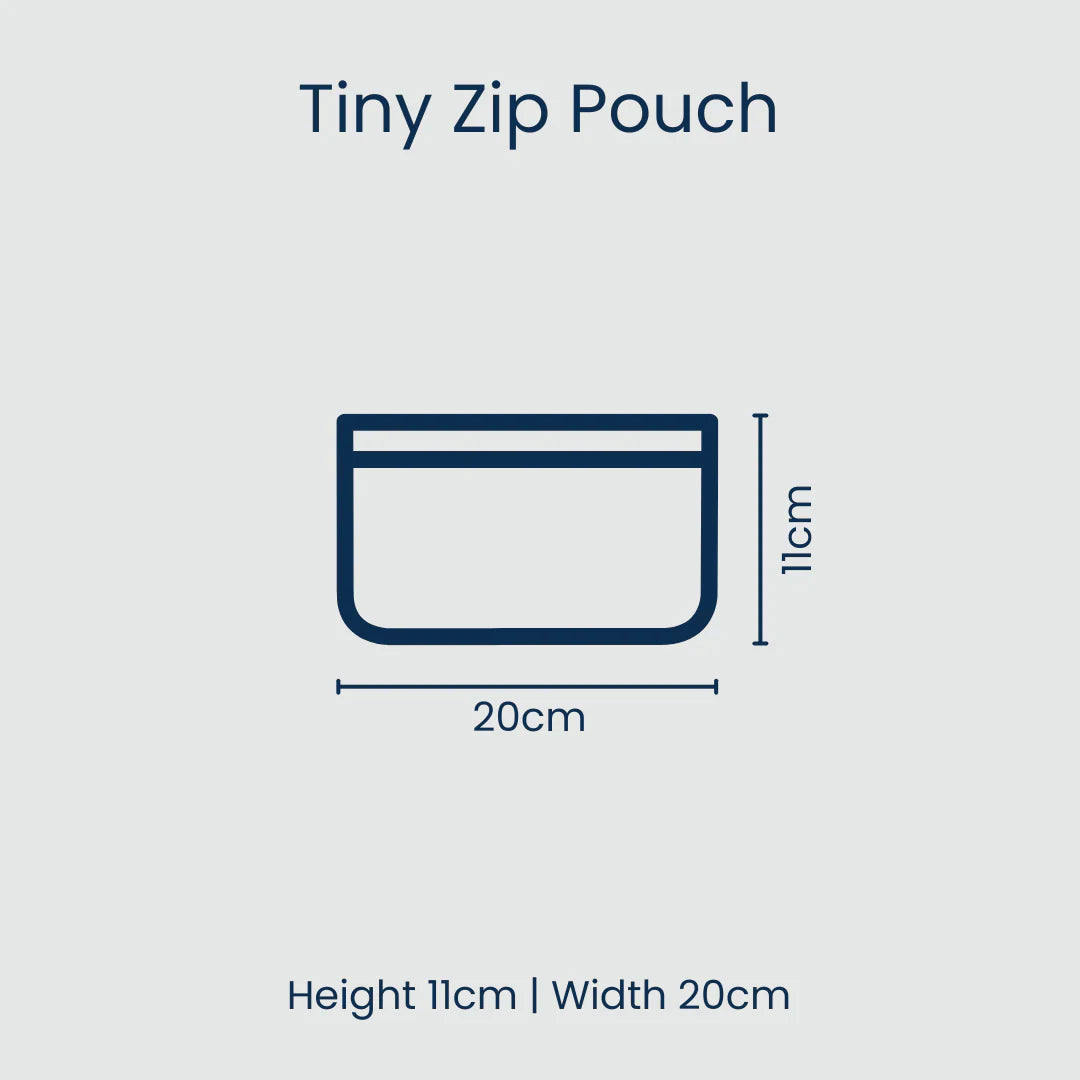 Tiny Zip Pouch – Geo Floral