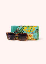 Spring Flora Velvet Sunglasses Pouch