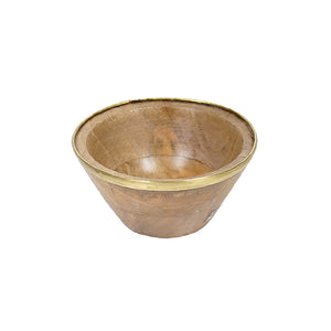 Mangowood Brass Bowl Small