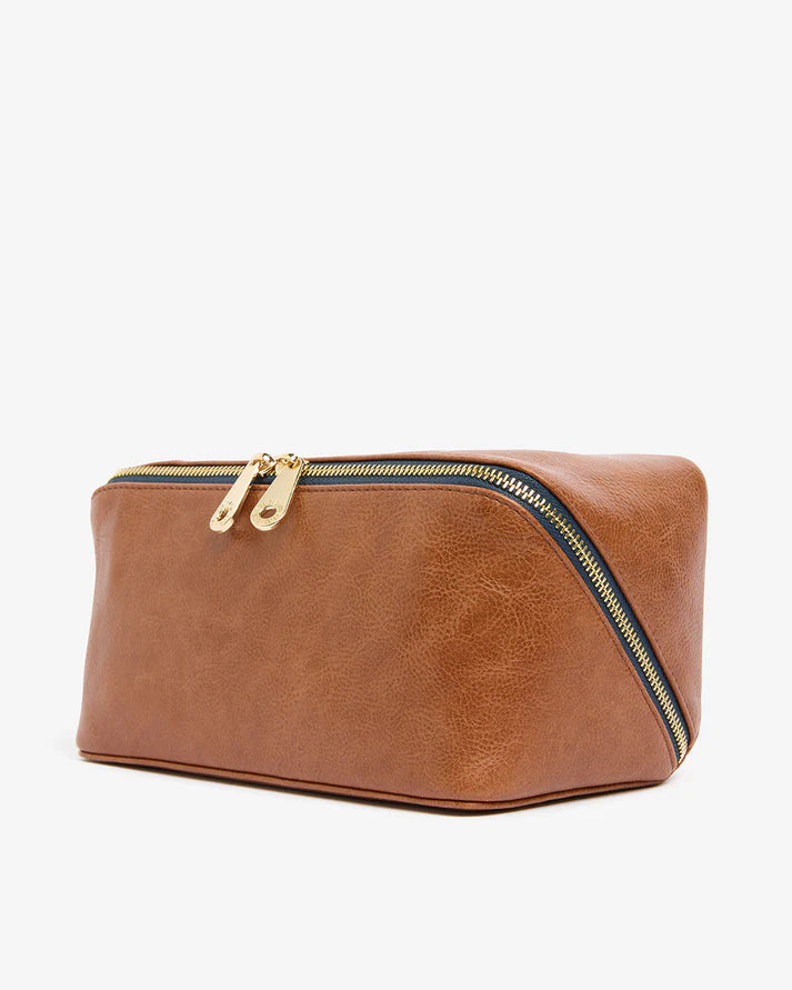 Washbag - Tan Pebble
