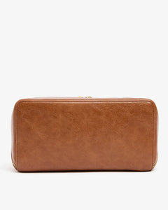 Washbag - Tan Pebble