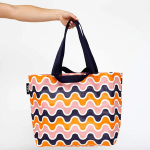 Shopper Tote - Wavey Stripe