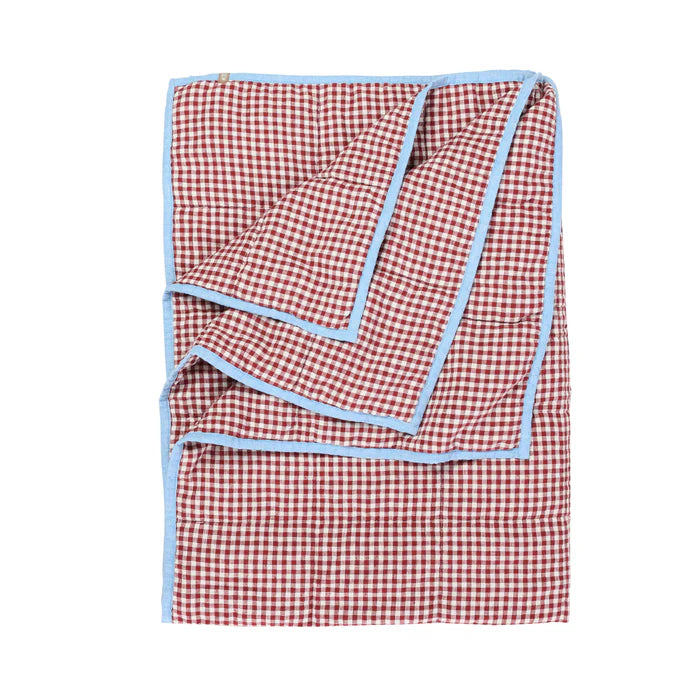 Mulberry Gingham Quilt - Standard