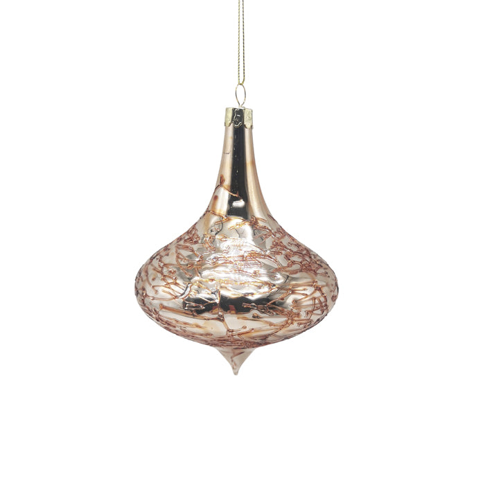 Glass Onion Drop Copper Pink