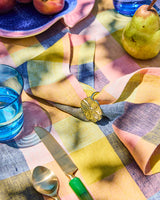 Daisy Brass Napkin Rings