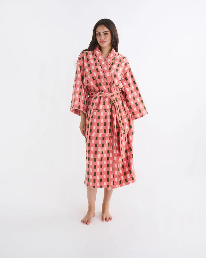 Speckle Terry Bath Robe