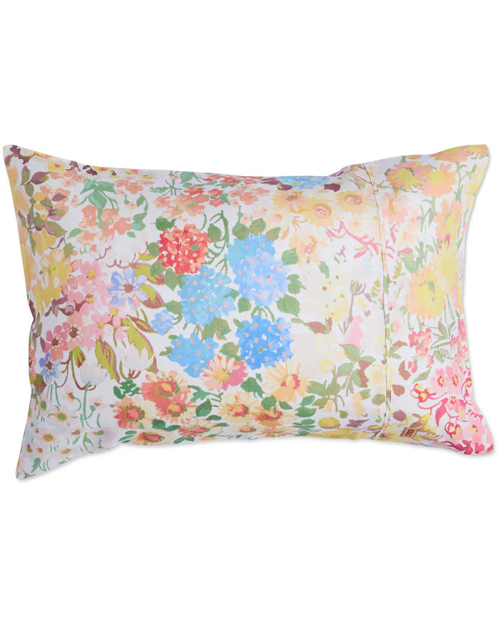 Forever Floral Butter Linen Pillowcase Set