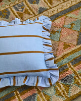 Como Stripe Frill Upholstery Cushion