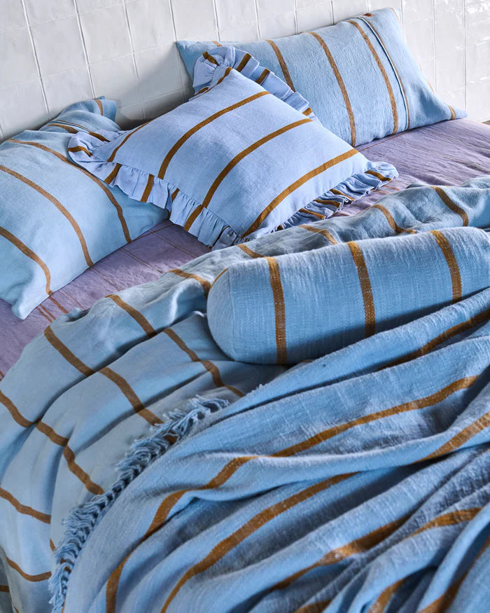 Como Stripe Linen Pillowcases