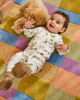 Sweet Daisy Organic Long Sleeve Romper