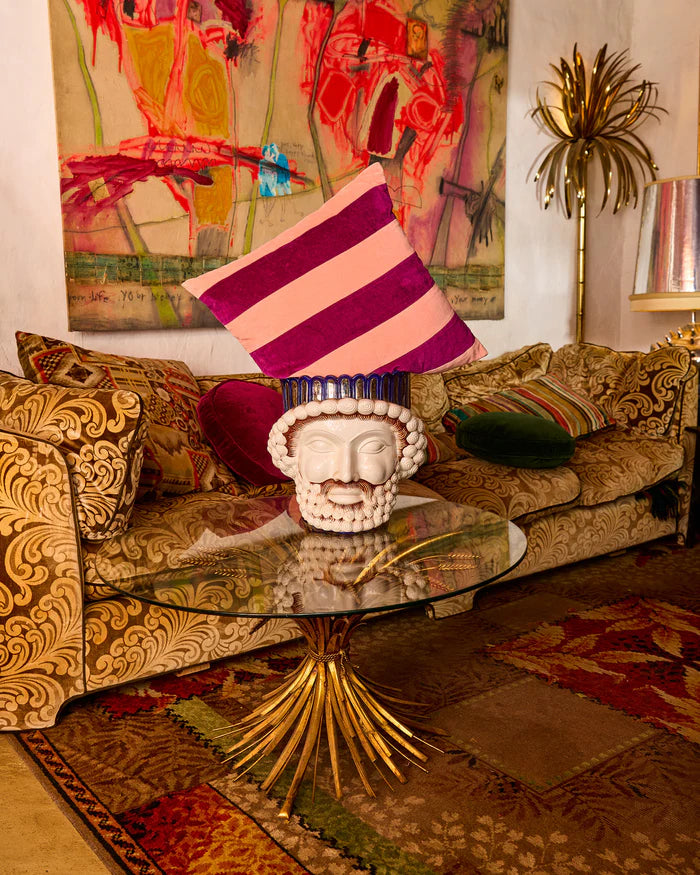 Plum Jam Velvet Cushion