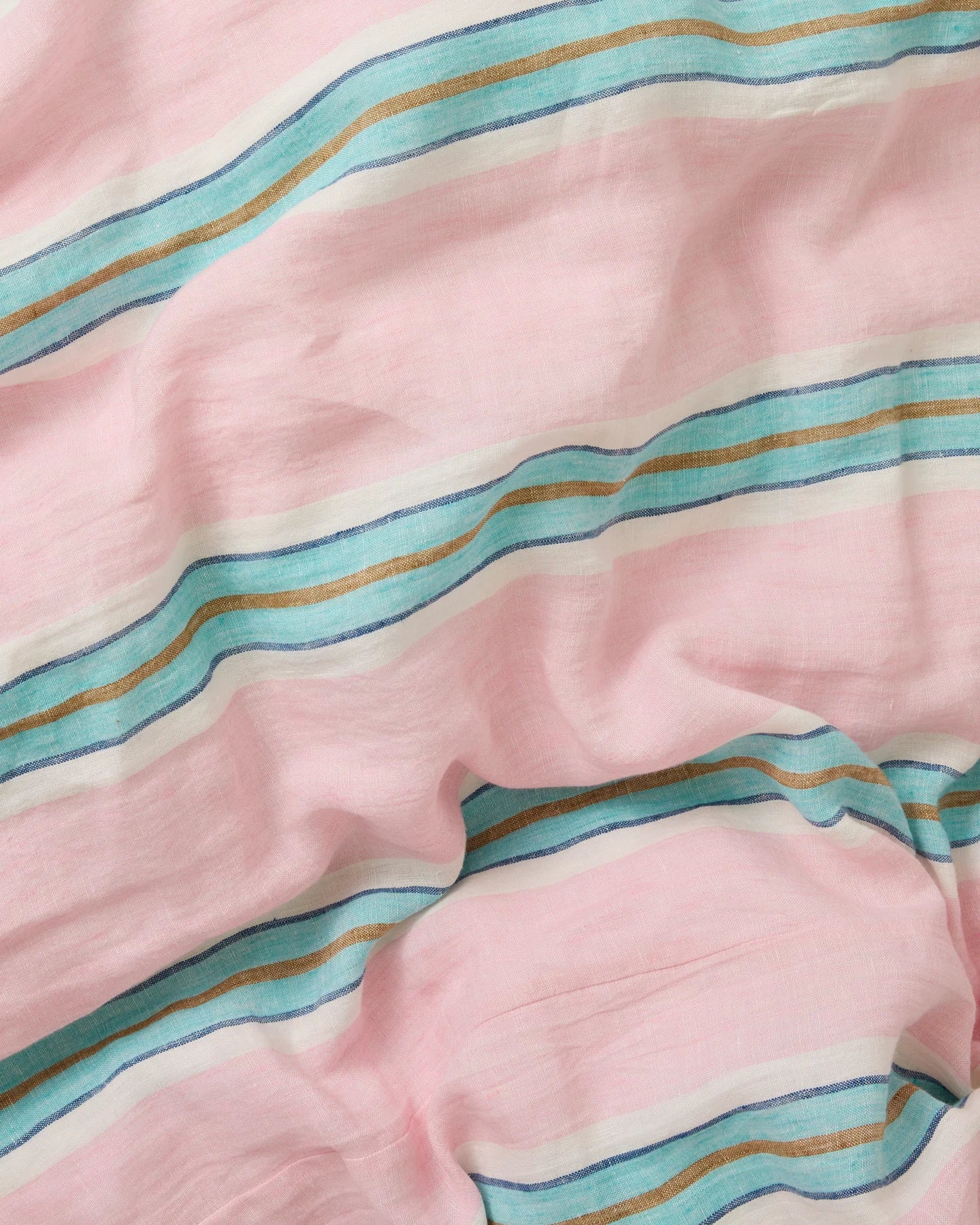 Tickled Pink Stripe Linen Pillowcases