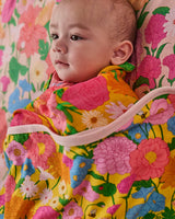 Follow The Sun Yellow Organic Cotton Snuggle Blanket