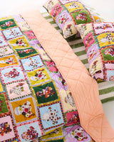 Kip&Co x Margaret Preston Margaret's Vase Organic Cotton Quilted Bedspread Large