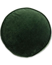 Load image into Gallery viewer, Kombu Green Velvet Pea Cushion
