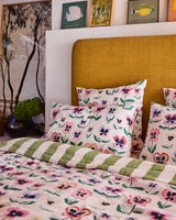 Pretty Pansy Organic Cotton Quilt Cover King