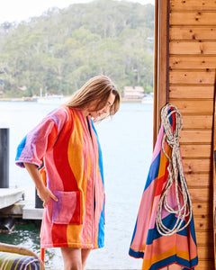 Surfs Up Terry Mini Bath Robe