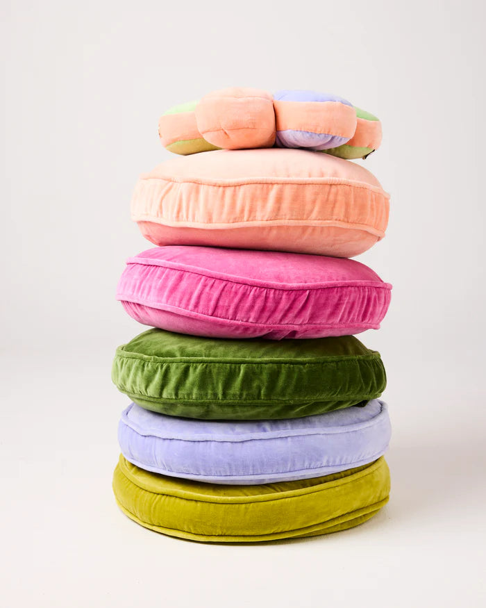 Jacaranda Velvet Pea Cushion