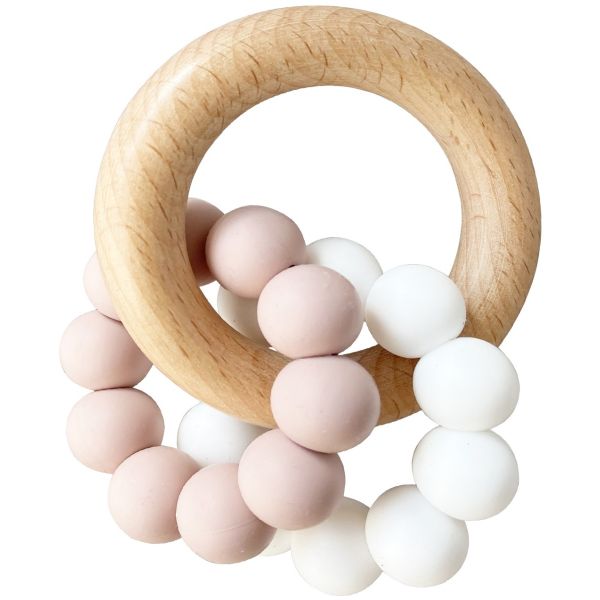Beethwood Double Teether Ring - Petal & White